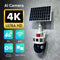 KIHO Solar Guard V380 Pro Solar Powered CCTV Security Camera 2MP 6K PTZ