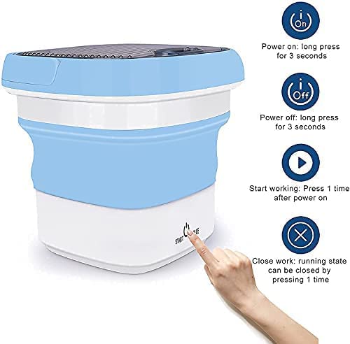 KIHO™ Portable Folding Washing Machine with Dryer