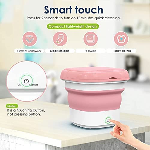 KIHO™ Portable Folding Washing Machine with Dryer