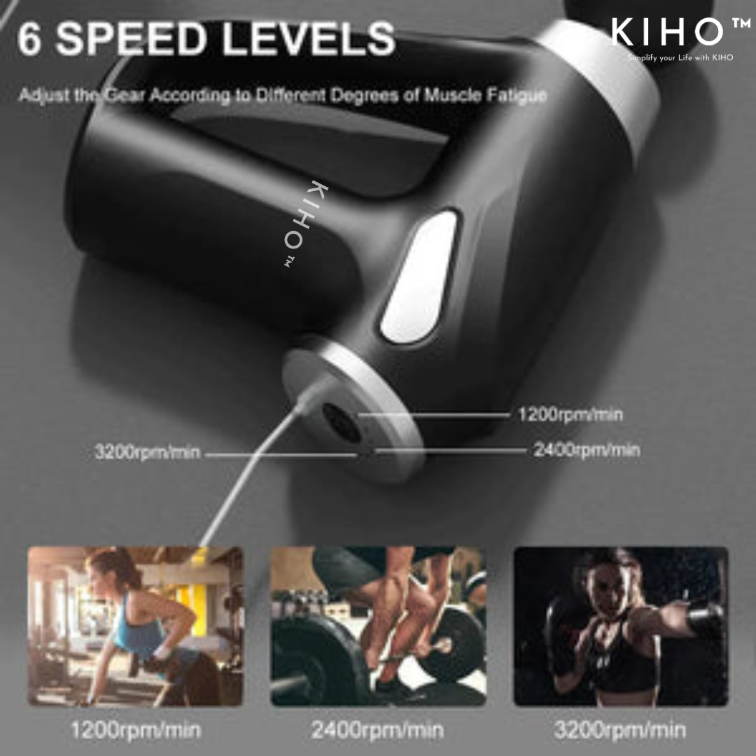 KIHO™ Smart Massager Gun