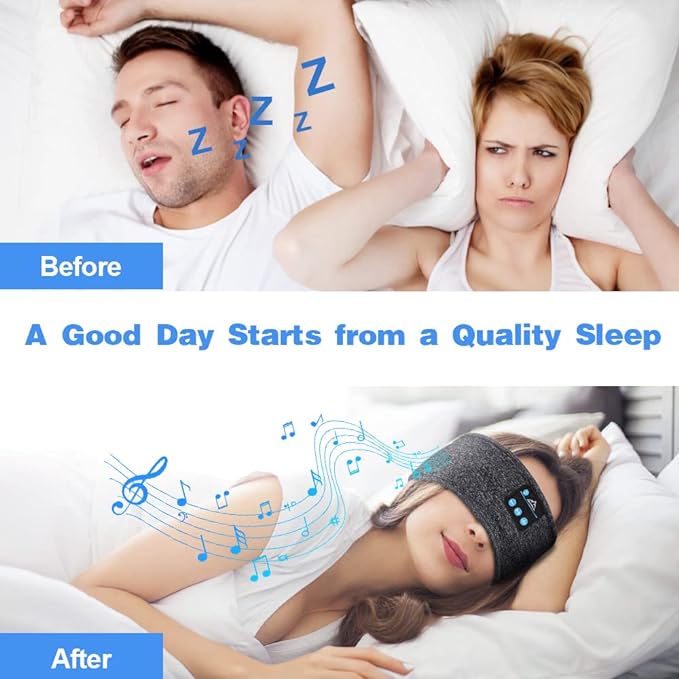 KIHO™ Wireless Bluetooth Headphone Sleeping Headband