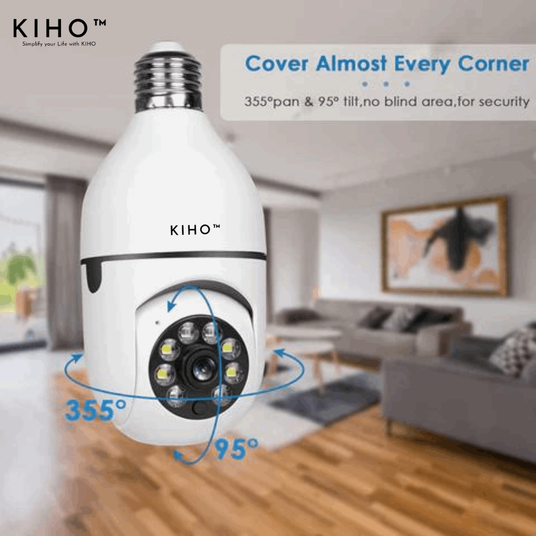 KIHO™ CCTV HD Bulb Camera