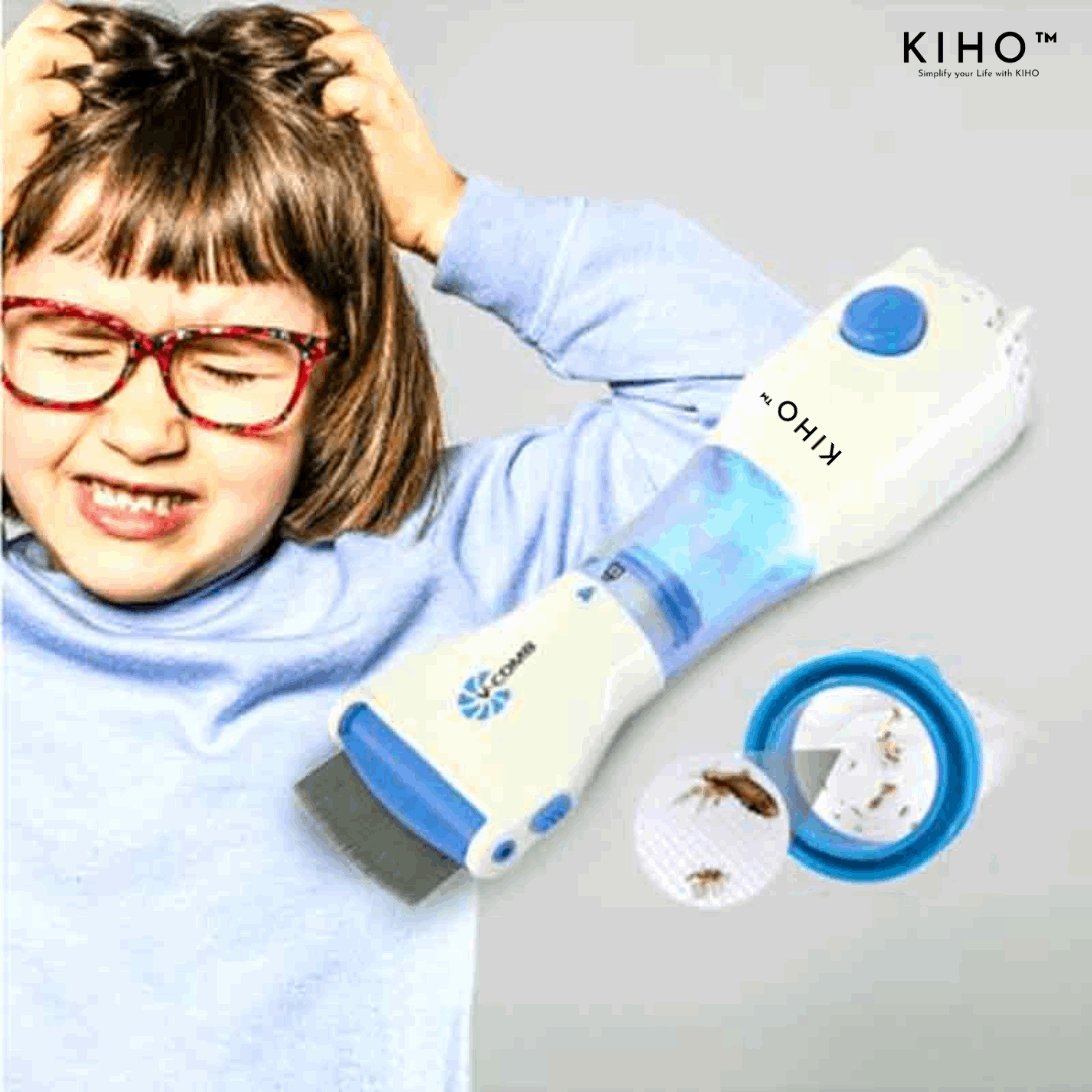 KIHO™ V Comb Head Lice Machine With 4 Filter 💇