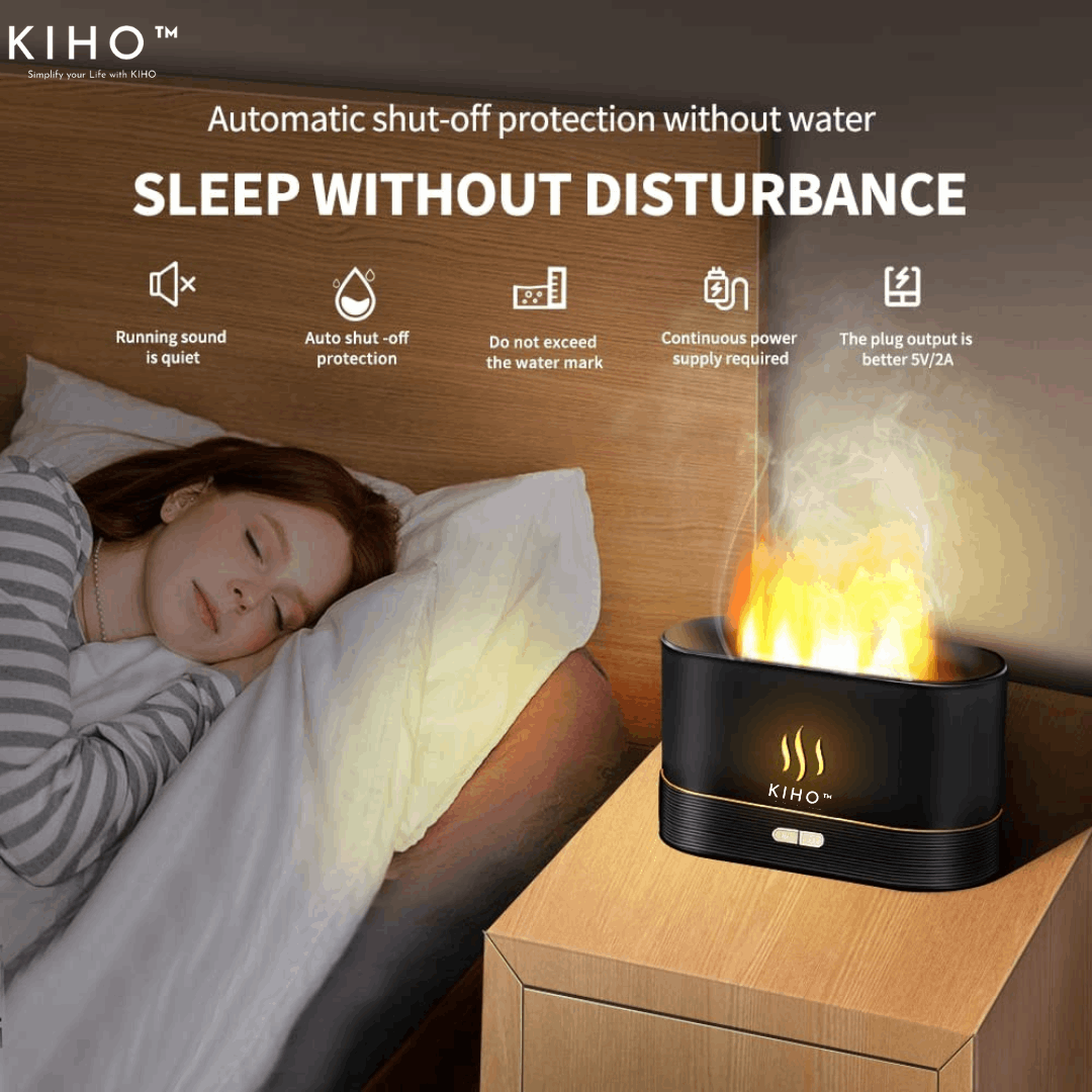 KIHO™ Flame Humidifier and Aroma Diffuser ❤️