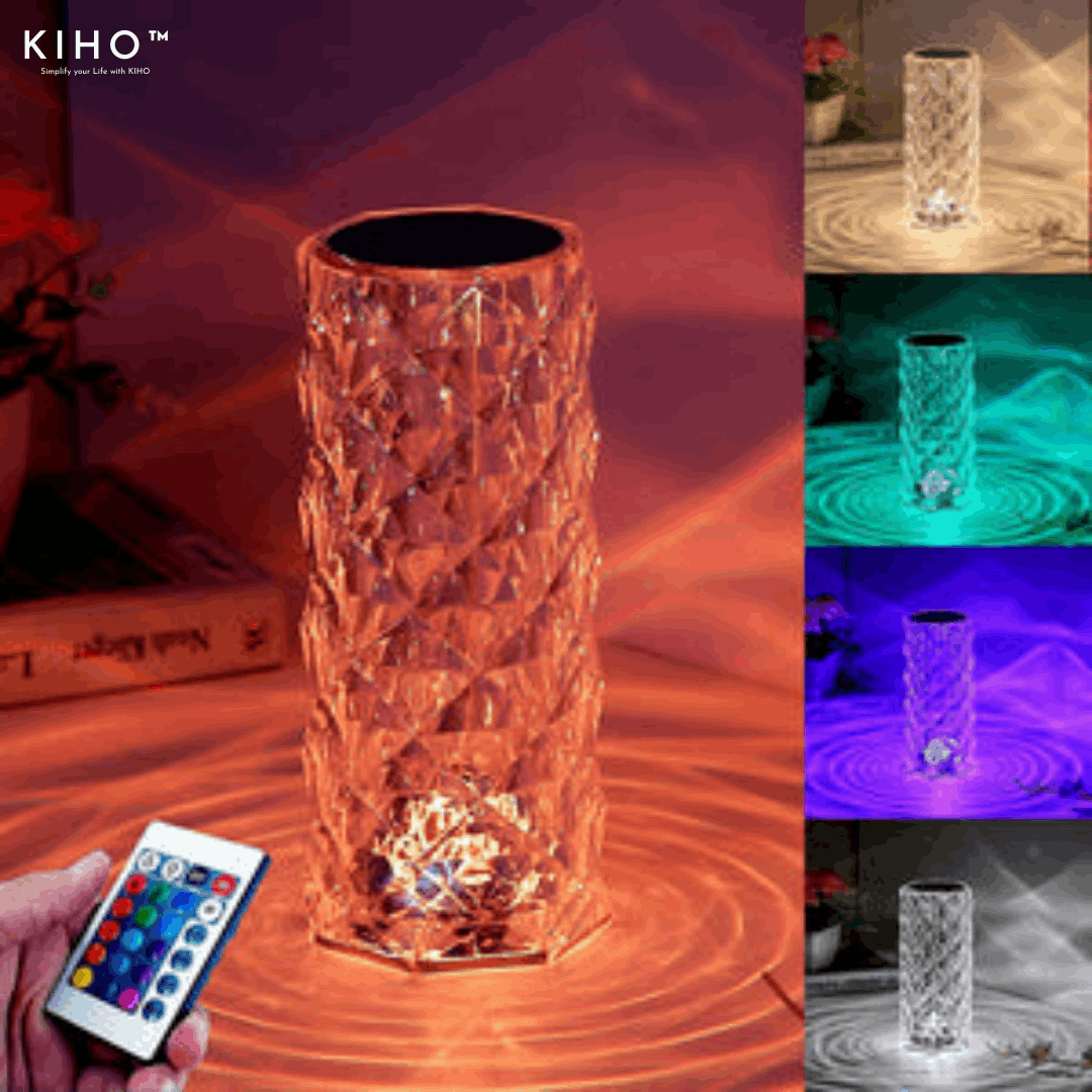 KIHO™  Rechargeable 3D Diamond Crystal Led Lamp