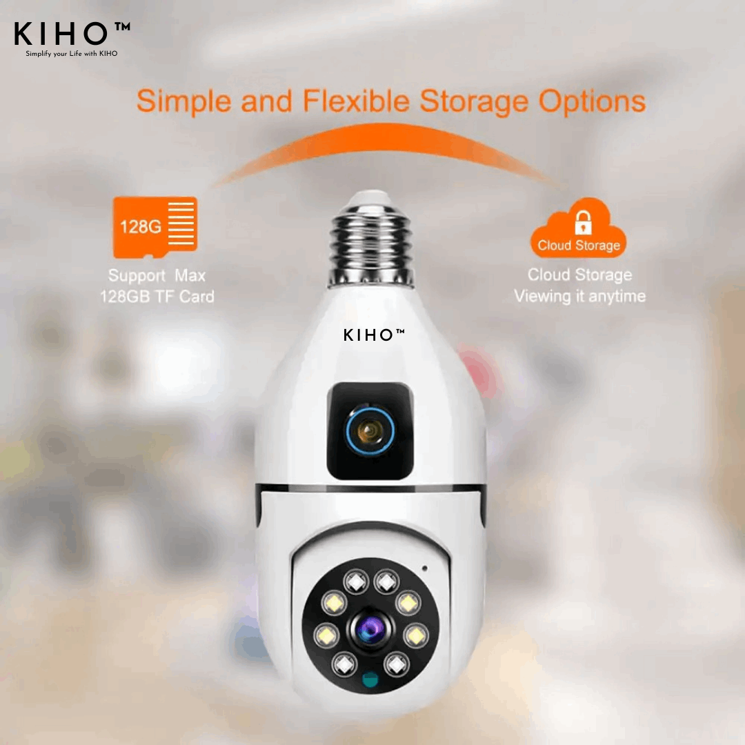 KIHO™ DUAL-LENS 360° WiFi Security Camera