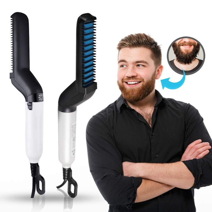 KIHO™ Men's Hair & Beard Straightener Brush